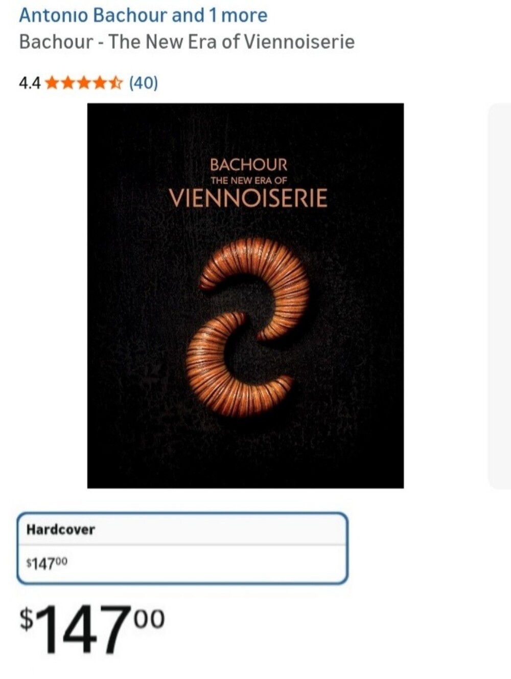 NWT 📚  BOOK The New Era Of Viennoiserie By Antonio Bachour HARDCOVER